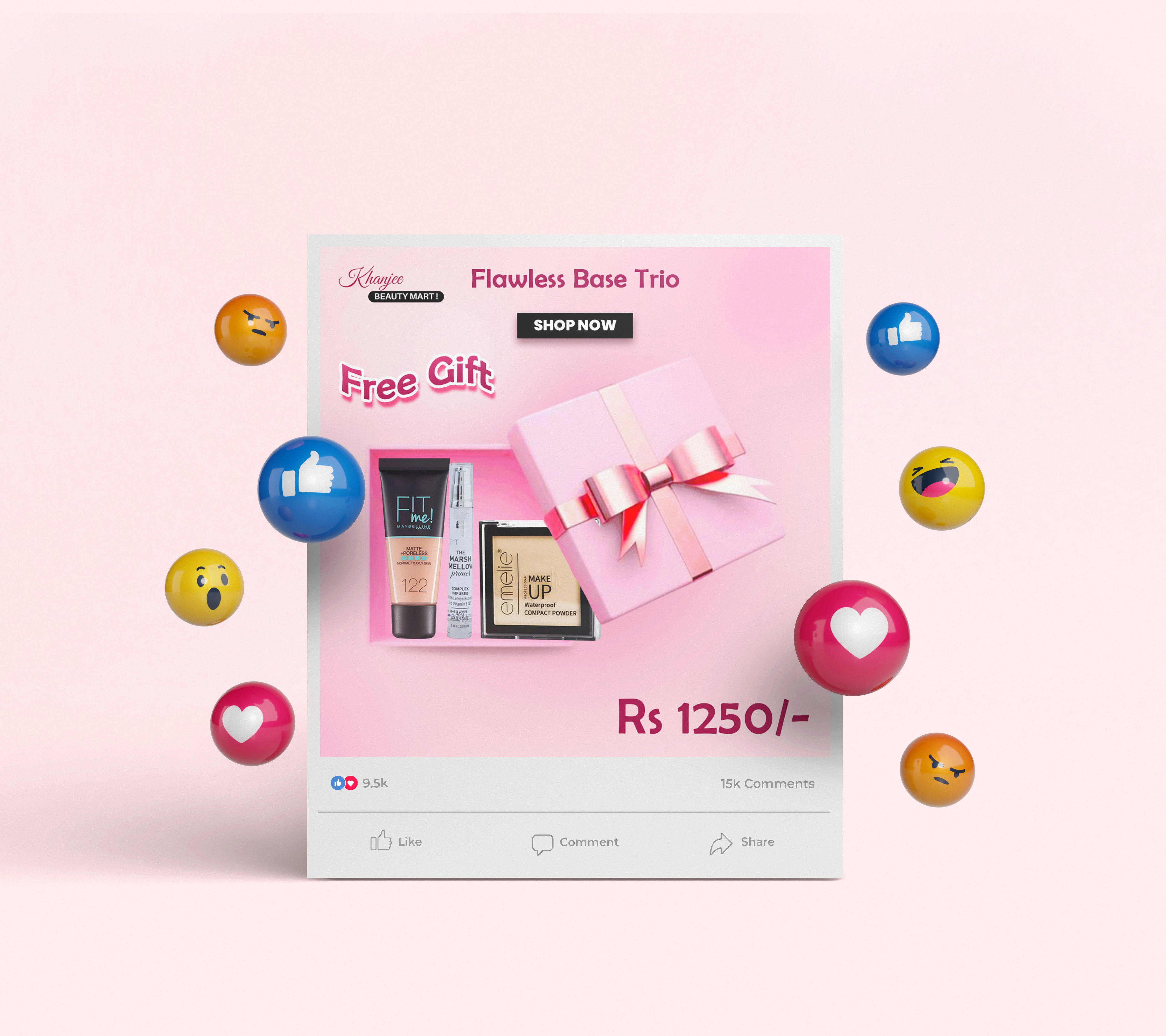 FLAW BASE TRIO FREE GIFT