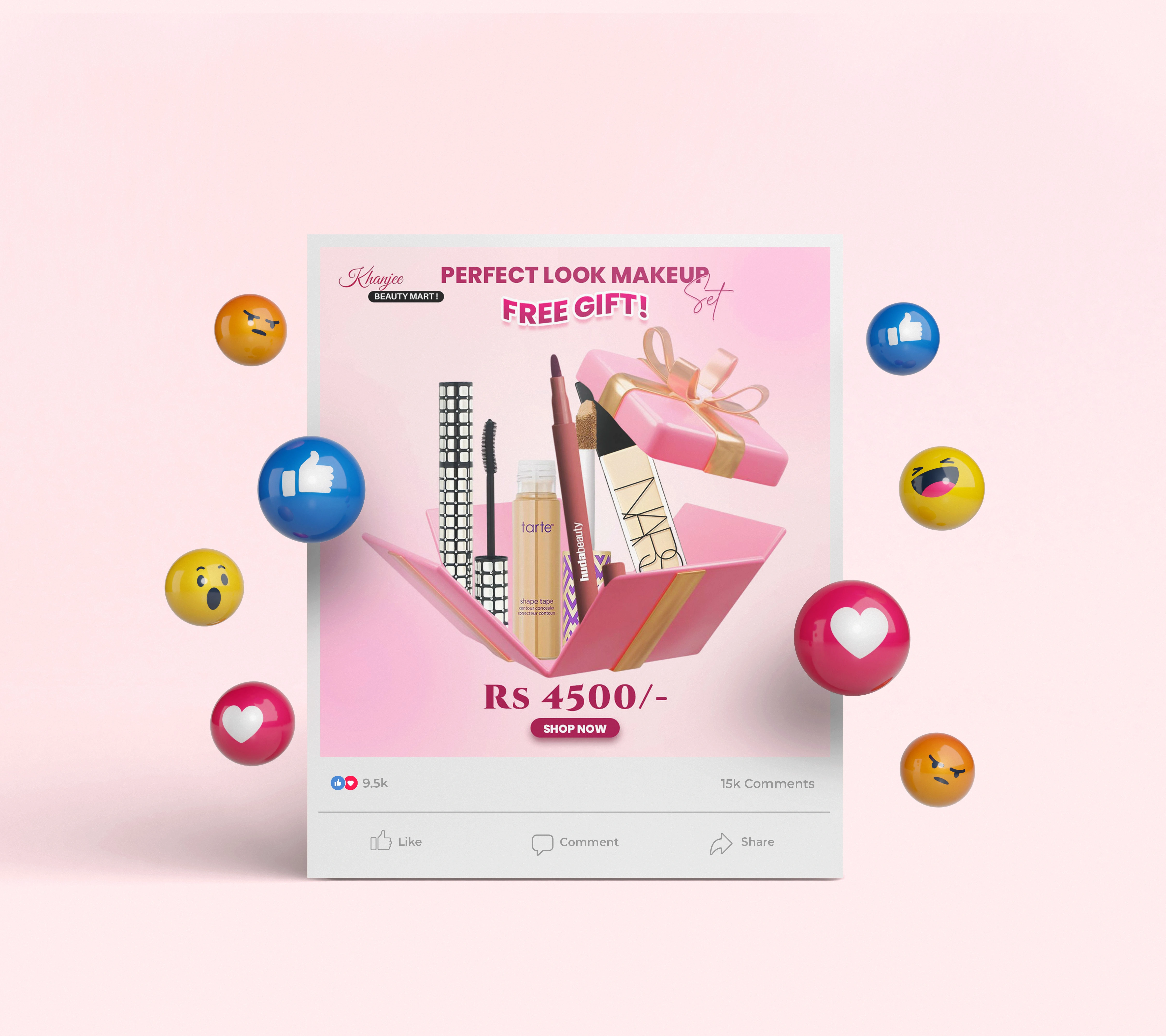 PERFECT LOOK MAKEUP 𝒮𝑒𝓉 FREE GIFT