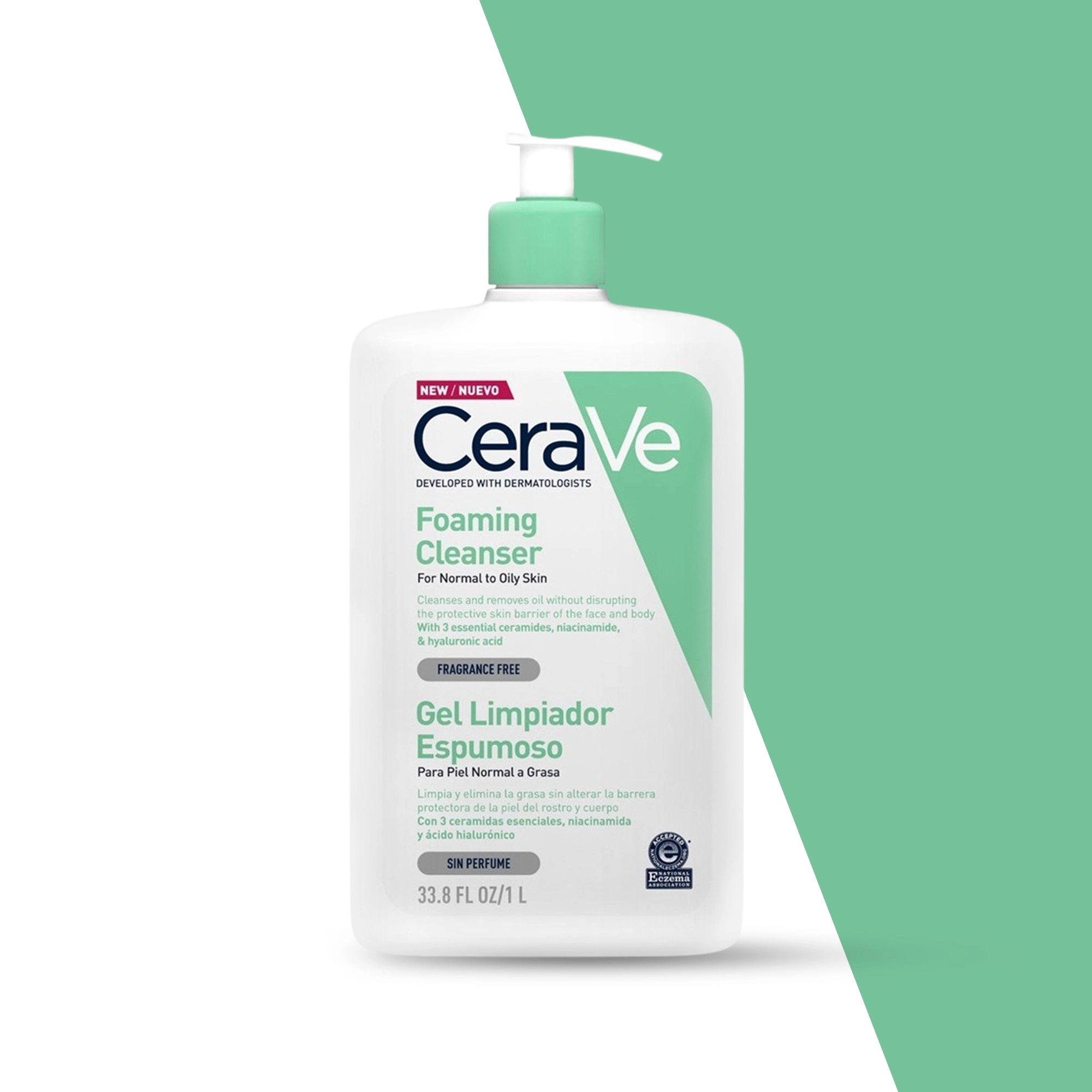 CeraVe Foaming Cleanser For Normal to Oily Skin