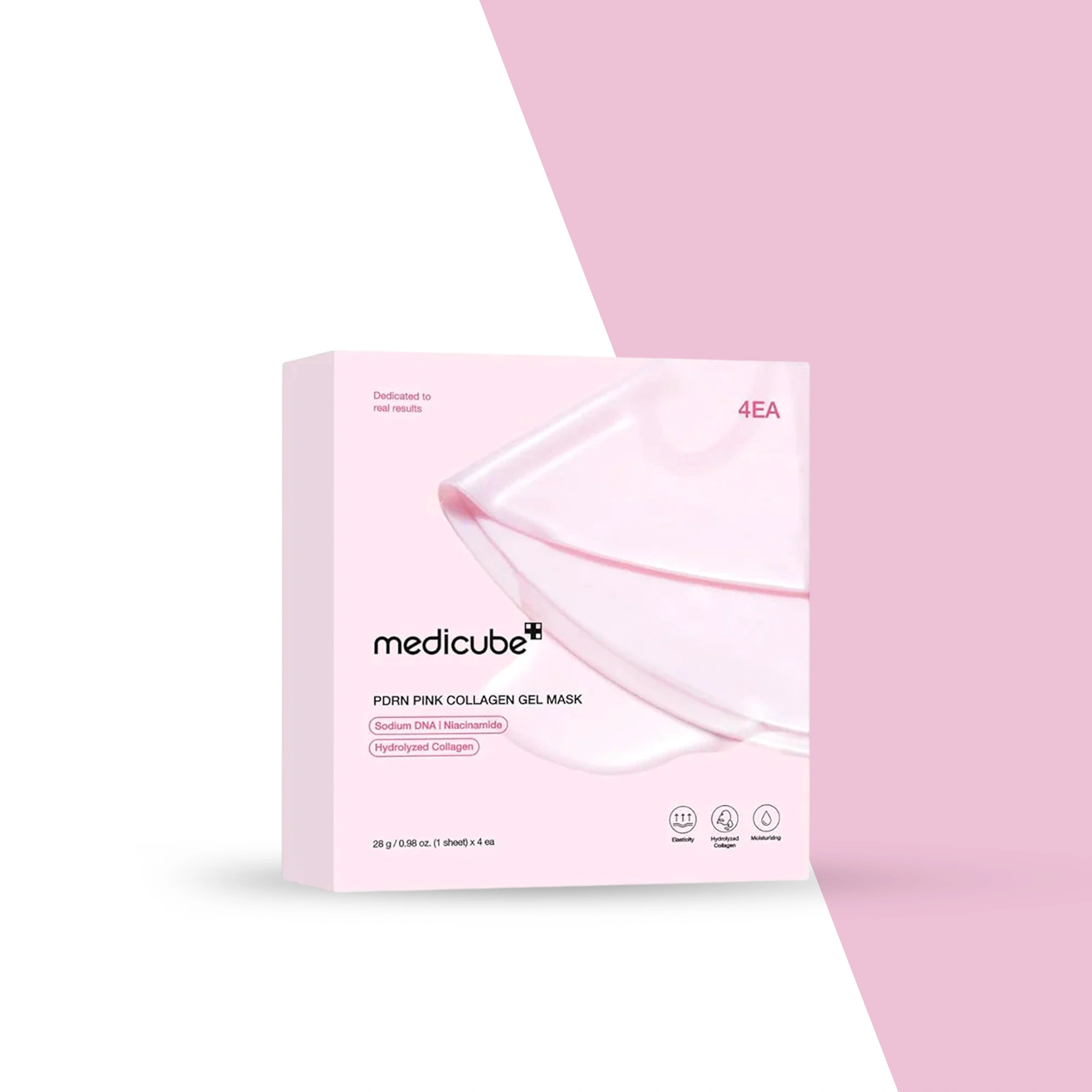 Medicube PDRN Pink Collagen GEL Mask pack of 4