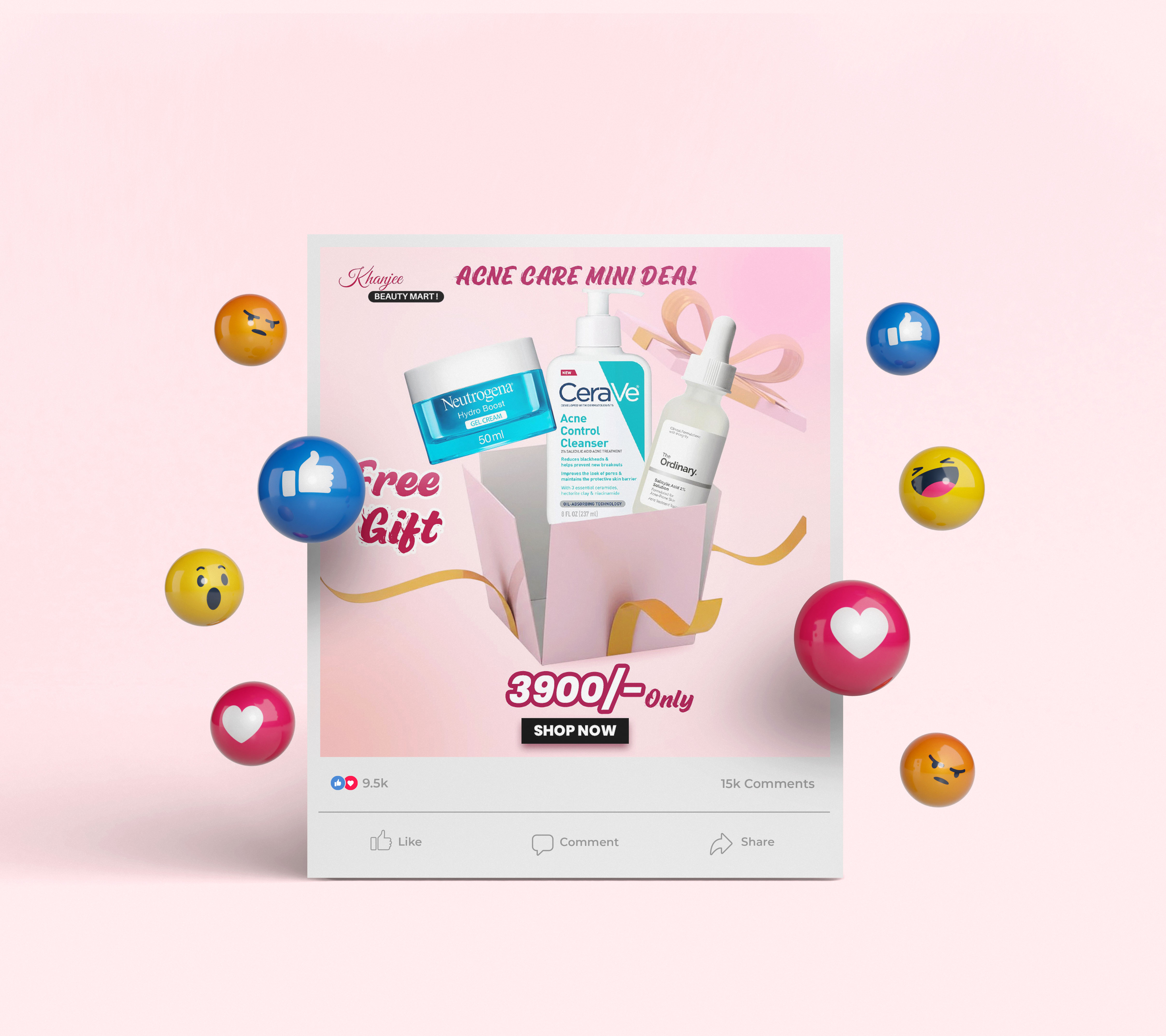 ACNE CARE MINI DEAL 3 PEC PECK