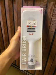 Rosella Fashion Paddle Hair Brush - Anti-Static Detangler with Cute Character Back