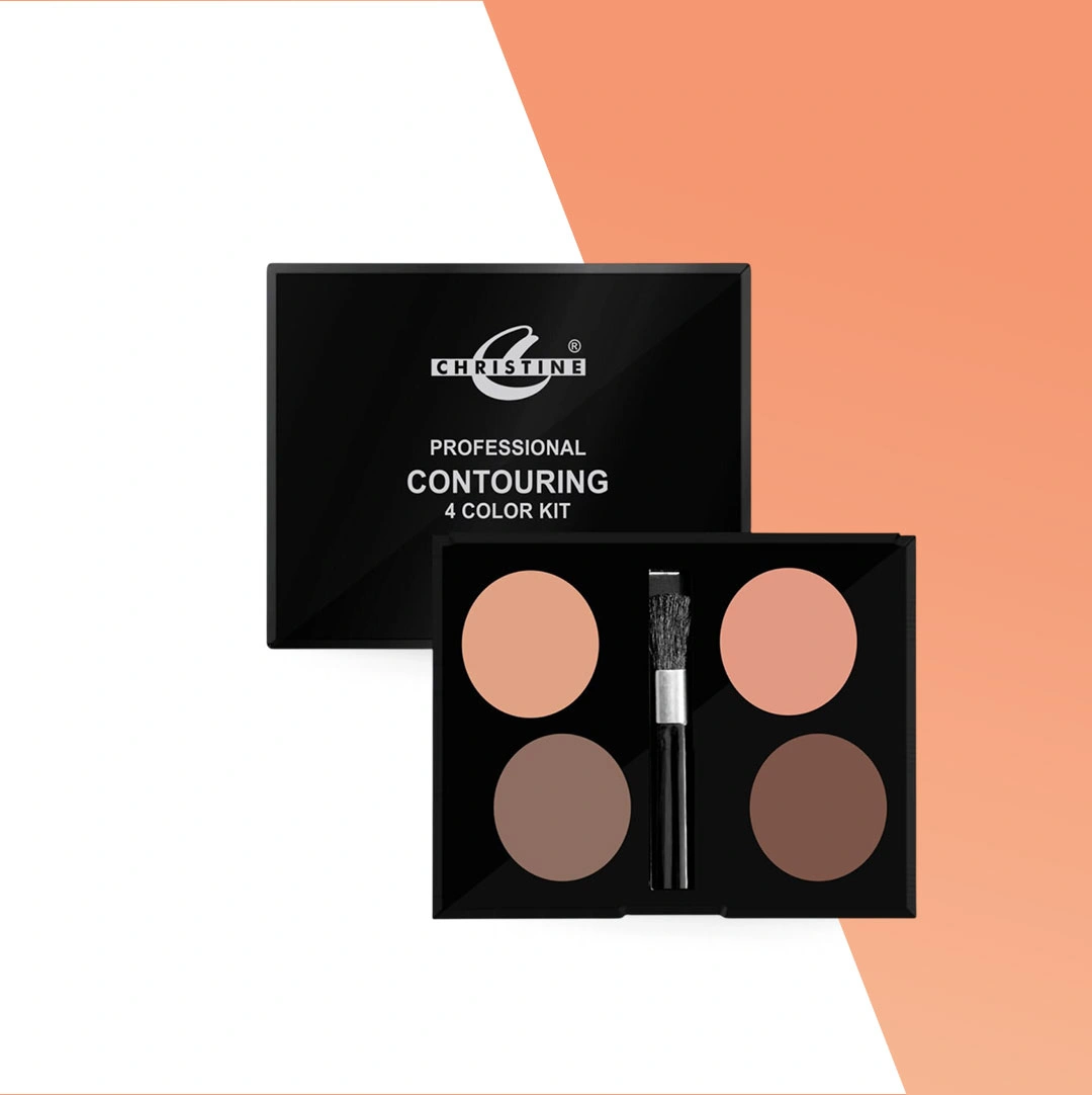 Christine Professional 4-in-1 Face Contour & Highlight Palette