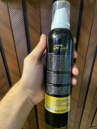 : Spa Line Keratin Hair Mousse - Strong Hold Styling Foam for Shine & Volume