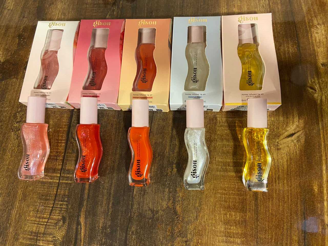 Gisou honey infused lip oil 6 shades